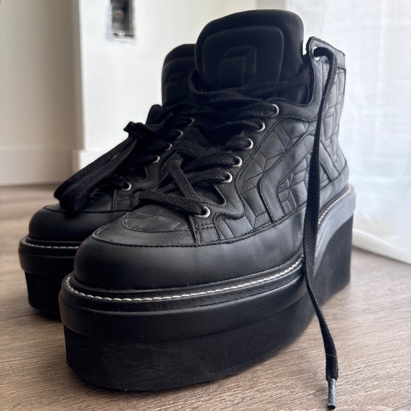 Quilted Pierre Hardy platform sneakers - Picture 4 of 6